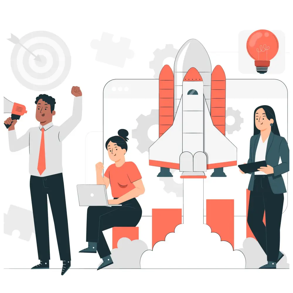 startup consultation illustration